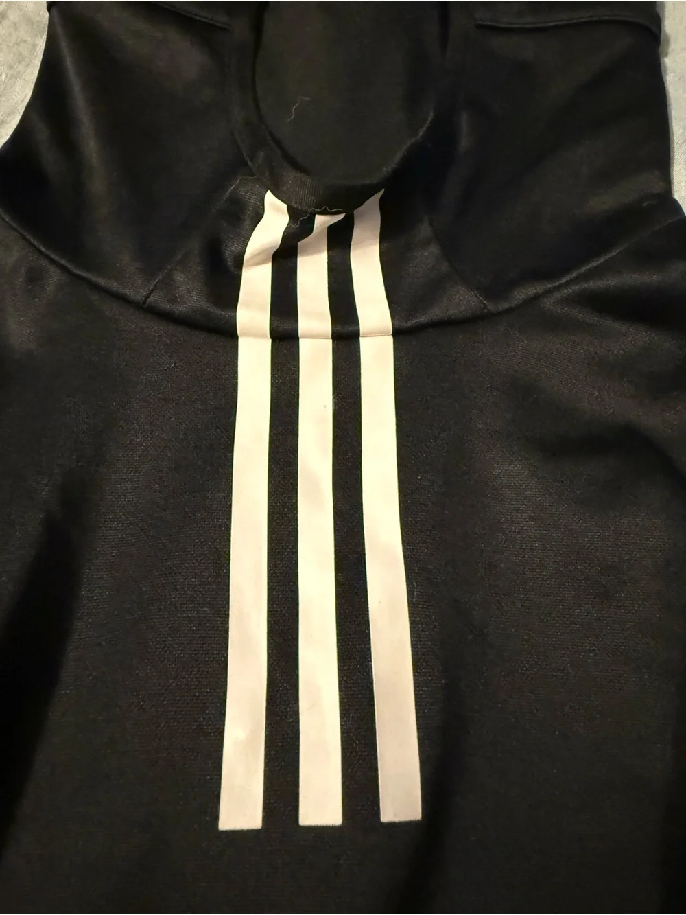 Adidas Mens Medium Black Hooded Athletic Pullover